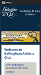 Mobile Screenshot of bellinghamathleticclub.com